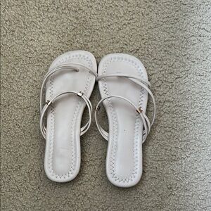 White Strappy Sandals